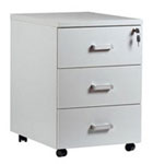 Cassettiera in laminato grigio - Bertolesi srl